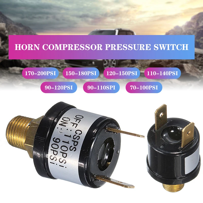 70-100PSI 170-200 PSI 120-150PSI 90-120PSI 150-180PSI 125-200PSI Air Compressor Pressure Control Switch Valve Heavy Duty