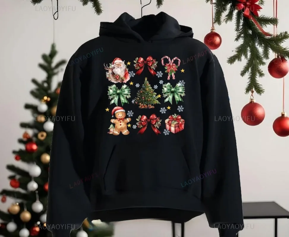 

Christmas Hoodies Funny Men's Pullover Shirt Women's Sweatshirt Novelty Trend Pullover Fashion Long Sleeve Tops Sports Clothes
