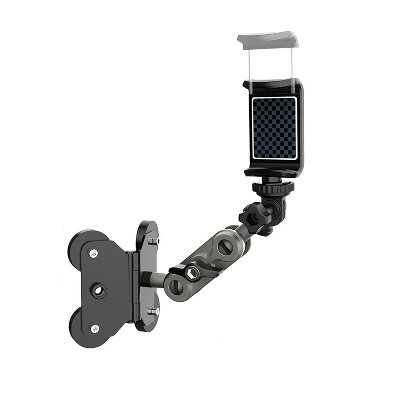 Smartphone Fence Mount Bracket For Live Streaming Adjustable Angle Action Camera Holder For Sports Record Baseball Softball