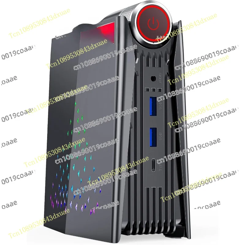 A [Gaming PC] Mini PC, AMD 7 5875U (up To 4.5GHz) [WiFi6/BT5.2] [4K UHD/RGB Lighting/3 Adjustable Mode PC Gaming]