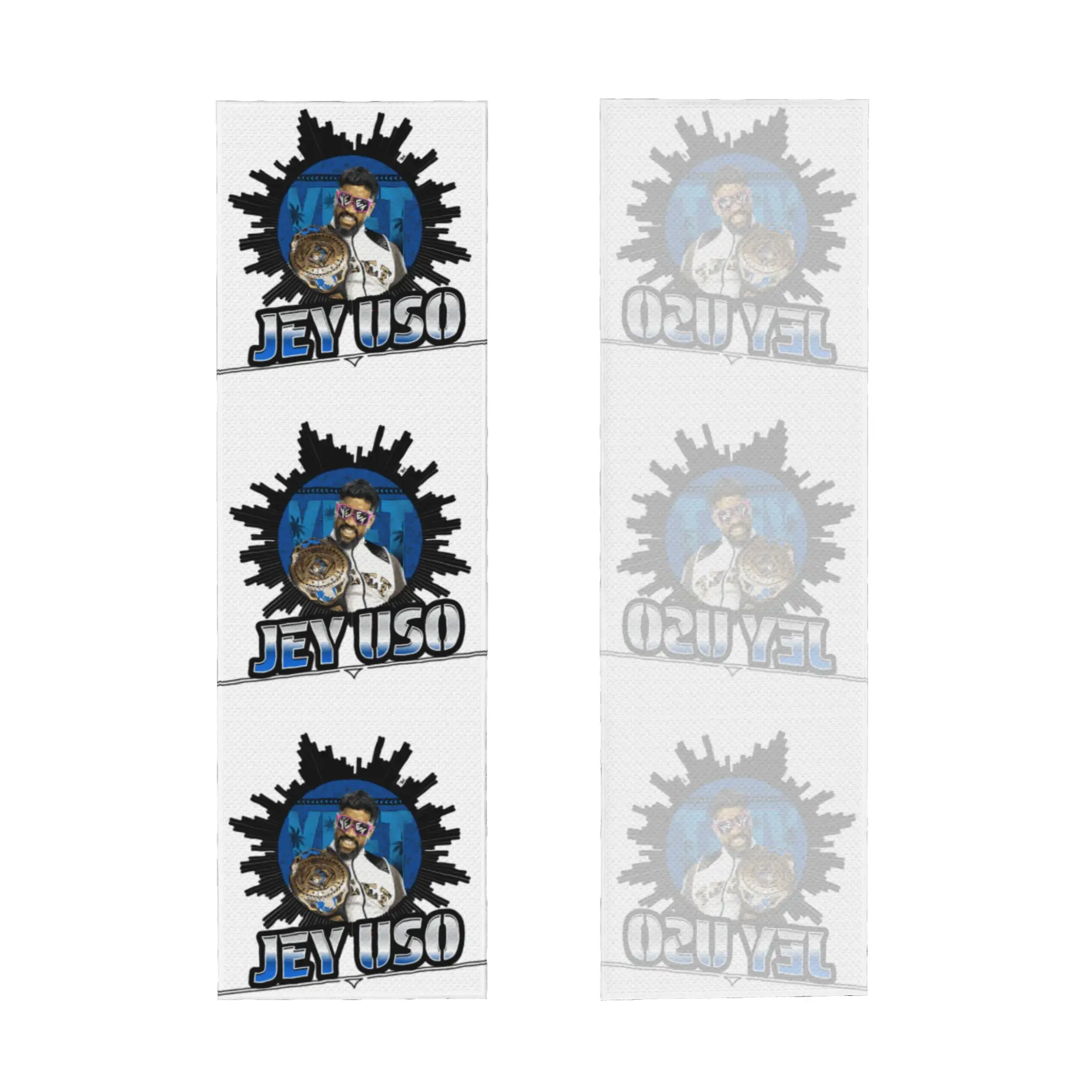 Jey Uso Yeet Wrestling Art Cold Exercise Towel   Super Soft Breathable Instant Cooling Towel Yoga Towels
