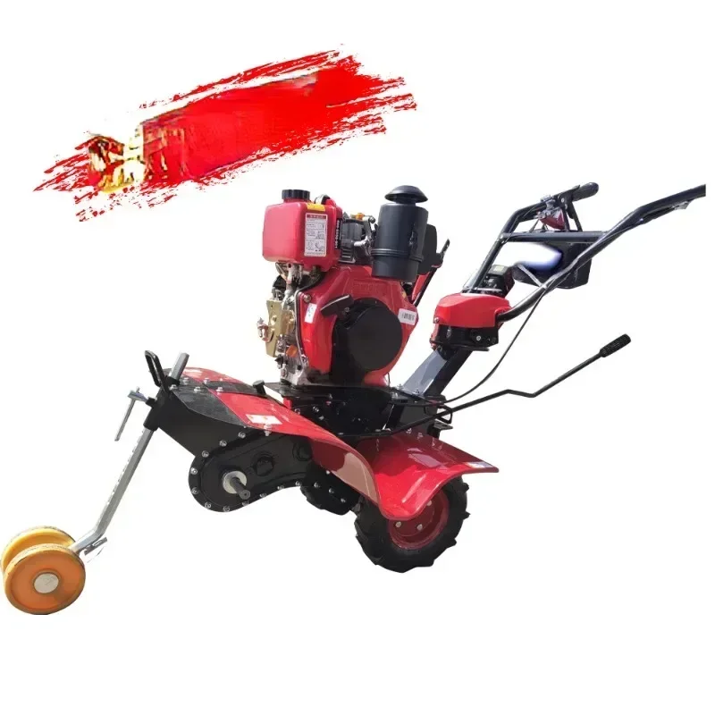 Electric Ripper Tiller Micro Tillage Small Household Rotary Tiller Planing Ground Digging Plowing Weeding Machine Hot sales