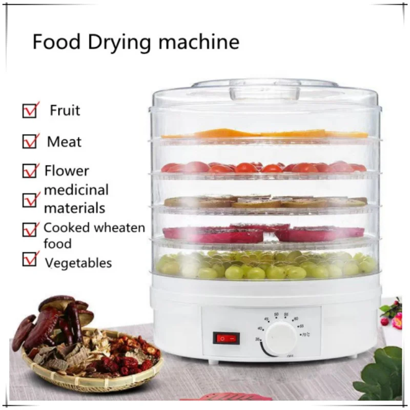Frutta e verdura macchina per frutta secca Piccoli alimenti per la casa essiccatore per tè alla frutta cibo per animali carne germogli di bambù disidratazione a secco