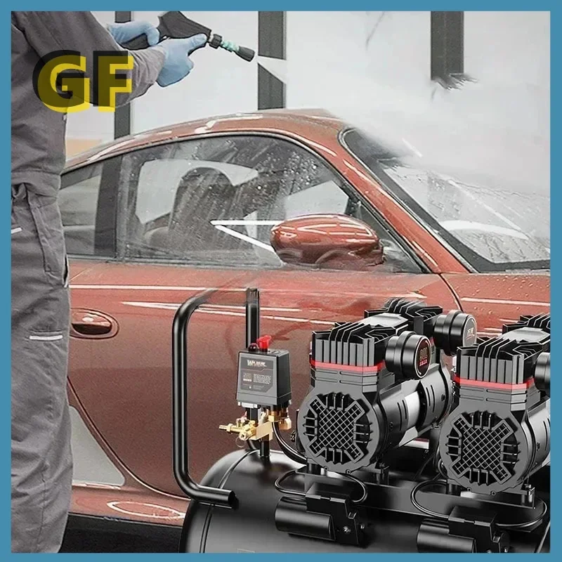 NEW Silent Air Compressor 3180W 40L for Home Car Repair Tire Inflation Paint Spraying Portable Air Pump