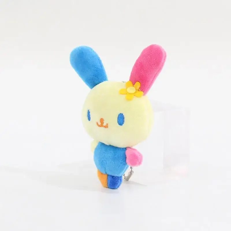 Kawaii سانريو الأجهزة الطرفية U-Sa-Ha-Na أفخم شغل دمية قلادة الإبداعية الكرتون ظهره الديكور سلسلة مفاتيح صغيرة الفتاة هدية