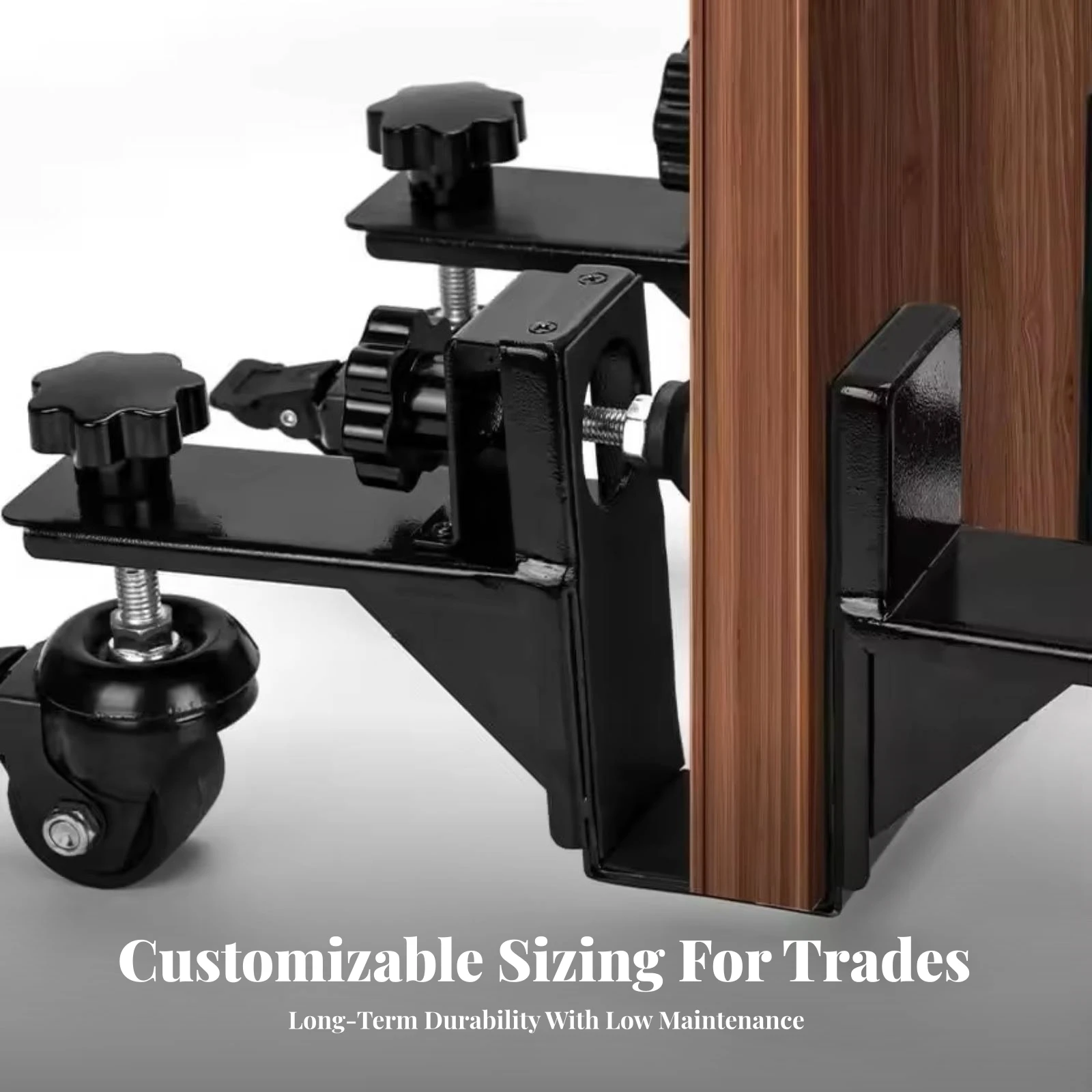 Door Panel Moving Dolly with Swivel Casters Versatile Door Installation Transport Trolley Adjustable Single-Person
