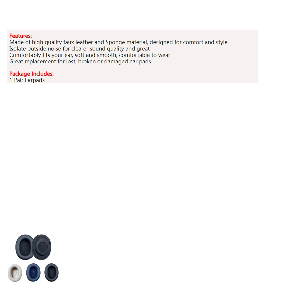 

Replacement Ear Pads for JBL TOUR ONE M3, Replacement Headphone Cover Cover Sponge Ear Pads,Noise Sleeve Accessories