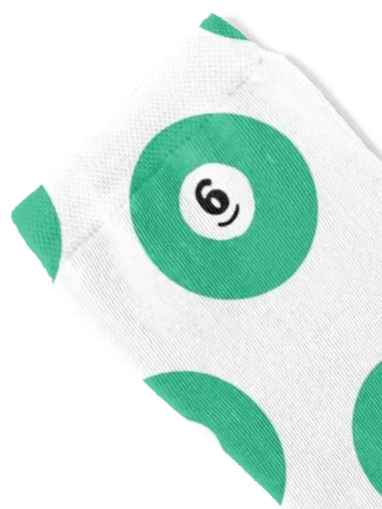 Billiard game billiard lover billiard pro Six six number Socks Lots gift Socks Man Women's