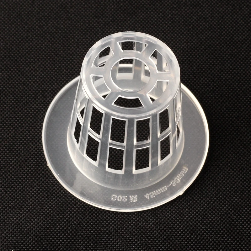 10pcs Dia 70mm Green Thumb Aquaponics Cup Mesh Pot Net Cup Vegetable Grow Basket Flower Plant Hydroponic Aeroponic Planting