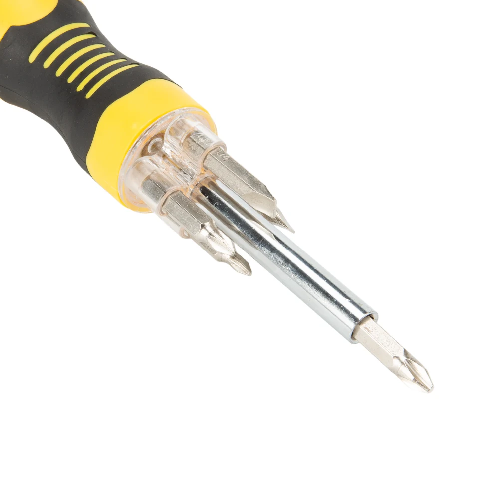 5 in 1 LED Light Up Screwdriver Set Cross Flat Bit Multifunction High Strength For Daily Work Flashlight Screwdriver Tool