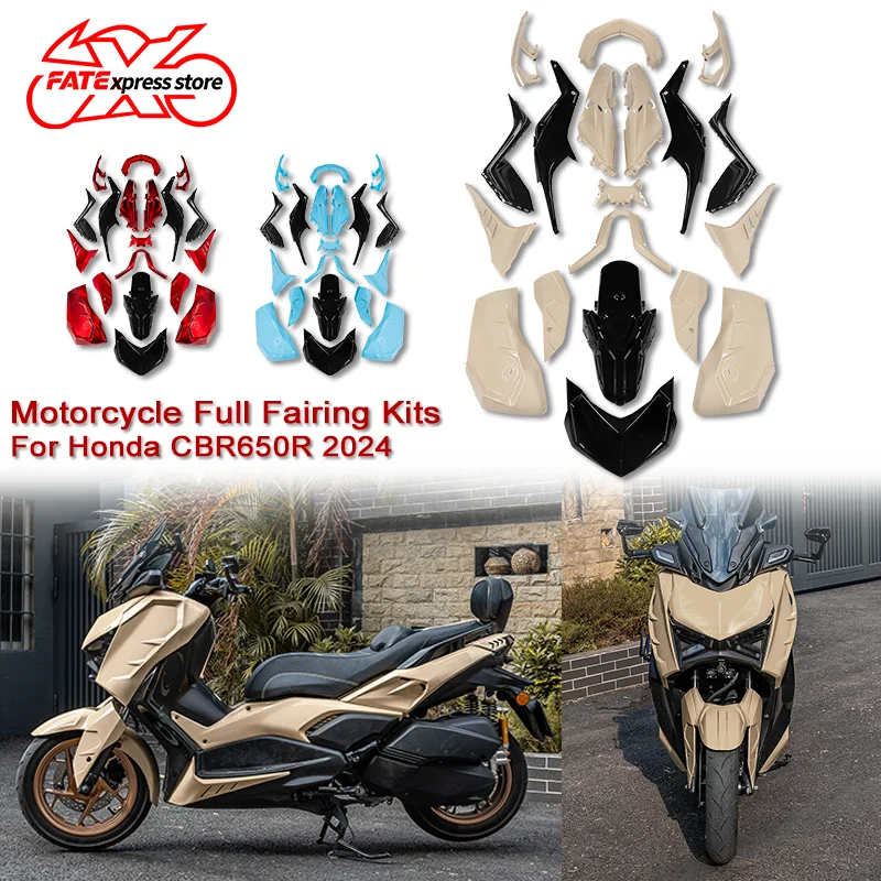 

Полные комплекты обтекателей, инъекционный кузов, панель капота, крышка для Yamaha XMAX 300 X-MAX 300 X-MAX XMAX 300 2023 2024, АБС-пластик