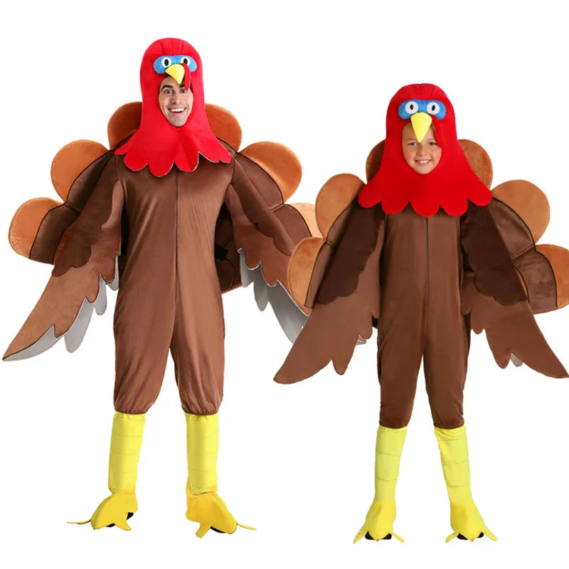 

Luxury Halloween Costume Children's Day Spring Festival Gala Stage Performance Cosplay Adult Wild Turkey Wild Chicken Costume