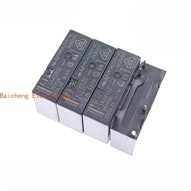 10 Uds relé F3AA005E F3AA012E F3AA024E 5V 12V 24V 4PIN relés Relais Original y nuevo