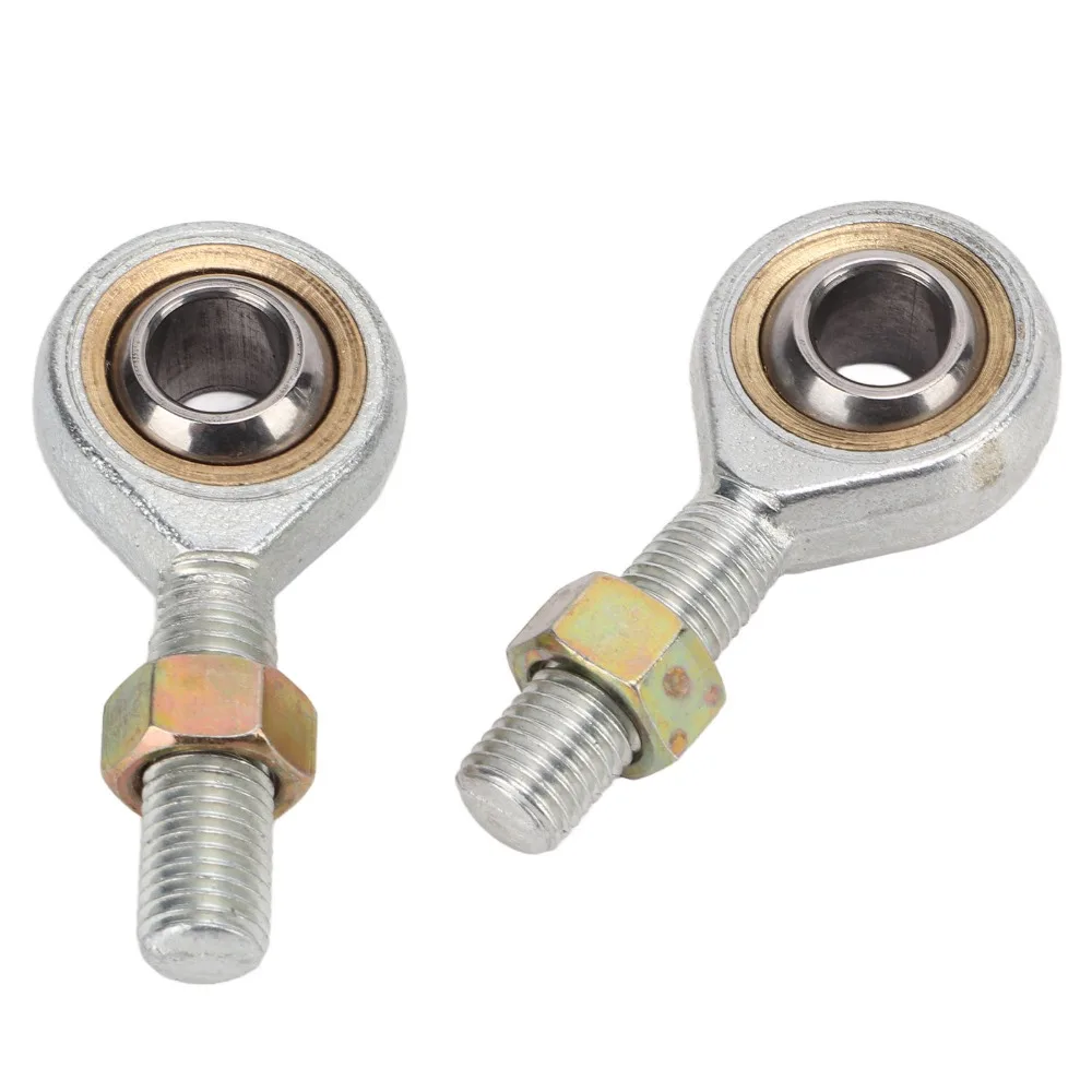 2Pcs Replacement M10 Thread Rod End Joint Bearing Left Right Hand Thread Ball Joint Heim Joint Tie Rod Ball Joint For ATV