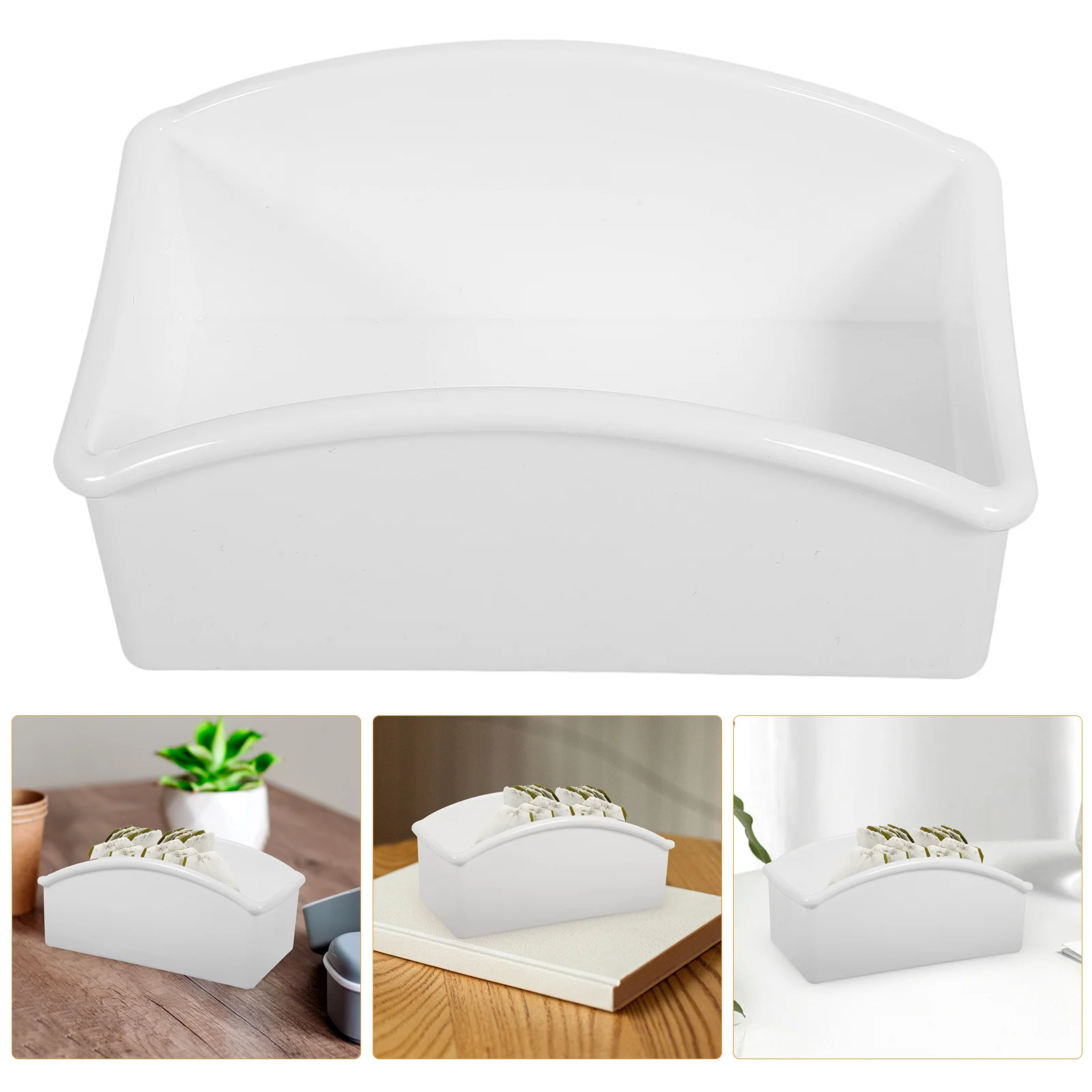 

Tea Bag Organizer Acrylic Storage Box Safe Lightweight Practical Kitchen Tea Packet Holder Desktop Coffee Station Organizer