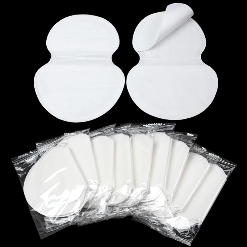 20/30/50Pcs Disposable Underarm Sweat Pads Summer White Armpit Sweat Absorbing Gaskets Anti‑perspiration Shield Pads For Armpit