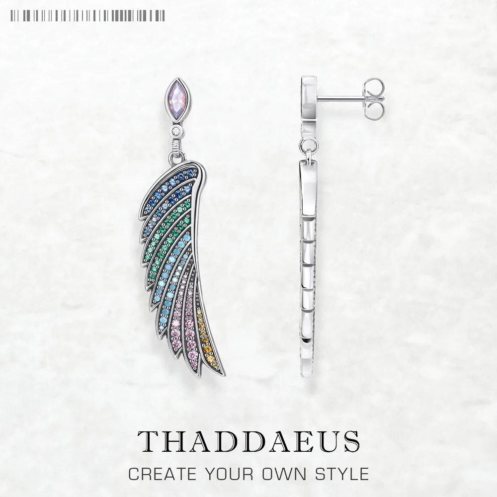 

Женские серьги из серебра 925 пробы, с ярким Колибри, в богемном стиле