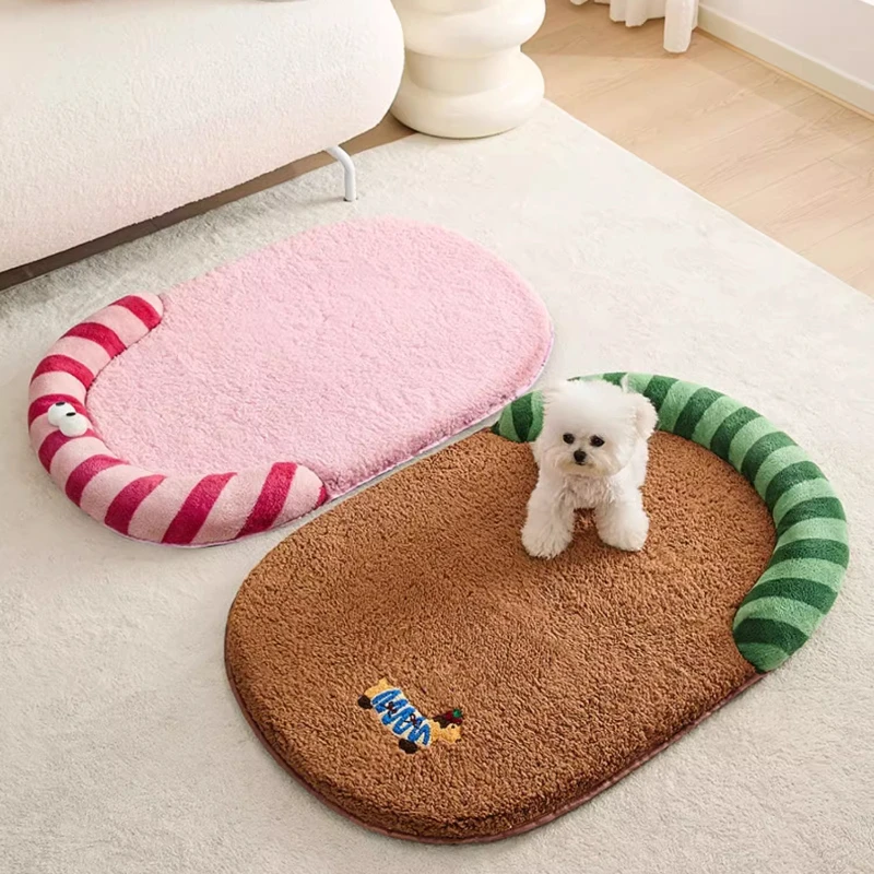 

All-Season Cat Bed with Removable Cushion Durable Cats Sofa for Kittens and Puppies Chew-Proof Summer Pet Mat Cozy Pet Furniture