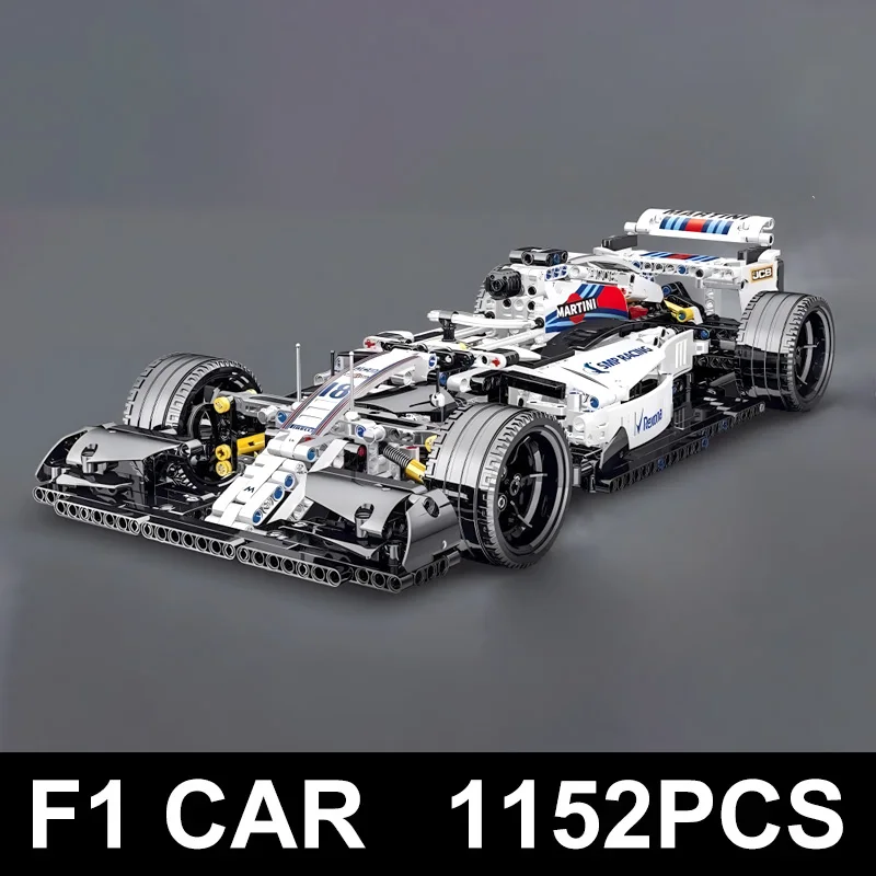 IN VOORRAAD Technisch 023004 Formule Auto Rood F1 Bouwstenen Super Sports Racing Voertuig Bakstenen Speelgoed Voor Kinderen Jongens Kerstcadeau