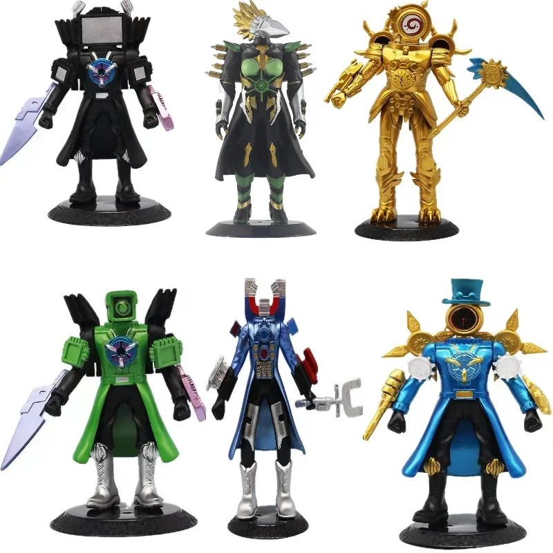 Titan Speakerman Figures Set TV Man 5.0 Model for Kids Upgrade Clockman Drillman Figure Camera Man G-man Upgrade Action Figure