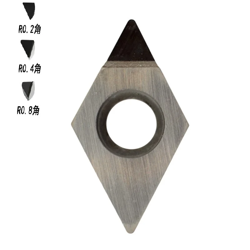 Diamond PCD Insert VCGT160402 VCGT160404 VCGT160408 Aluminum Alloy End Mill Tool CNC Carbide CBN Turning Lathe