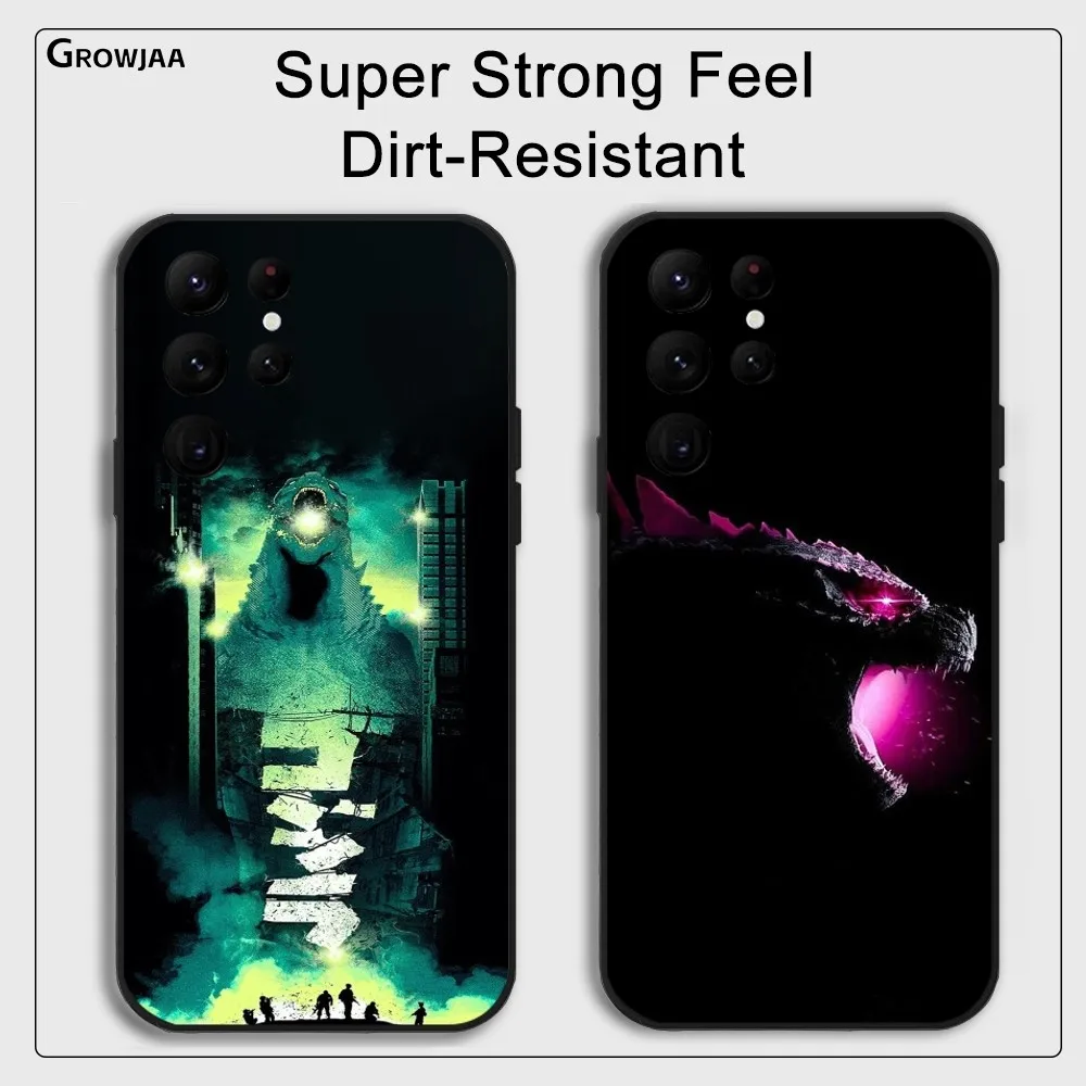 Cool Movie G-GodzillaS Phone Case For Samsung Galaxy S25 S24 S22 S23 Ultra S21 S20 Plus 5G Protective Silicone Funda