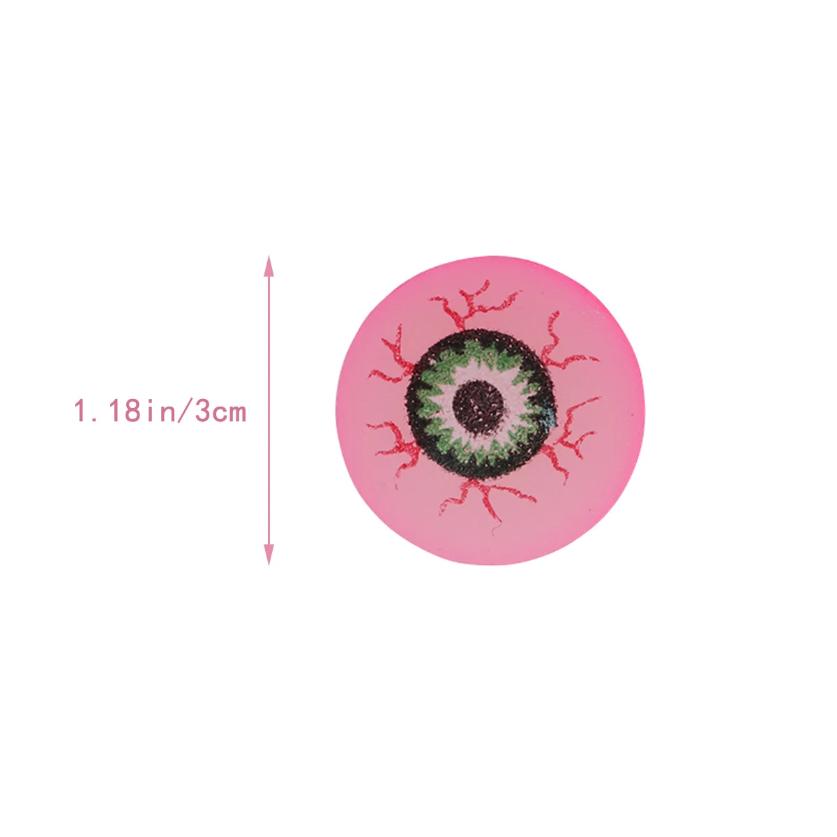 

20 Pcs Eyeball Scary Eyeballs Sweets Bouncy Halloween Basketball Creepy Decorations Bouncing Ornaments Party Favors