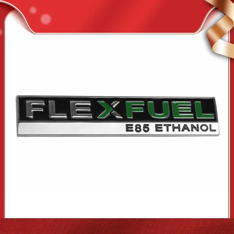 3D FlexFuel Flex Fuel E85 Ethanol for Car Hood Fender trunk Rear Bonnet Nameplate Decal Emblem Badge Sticker