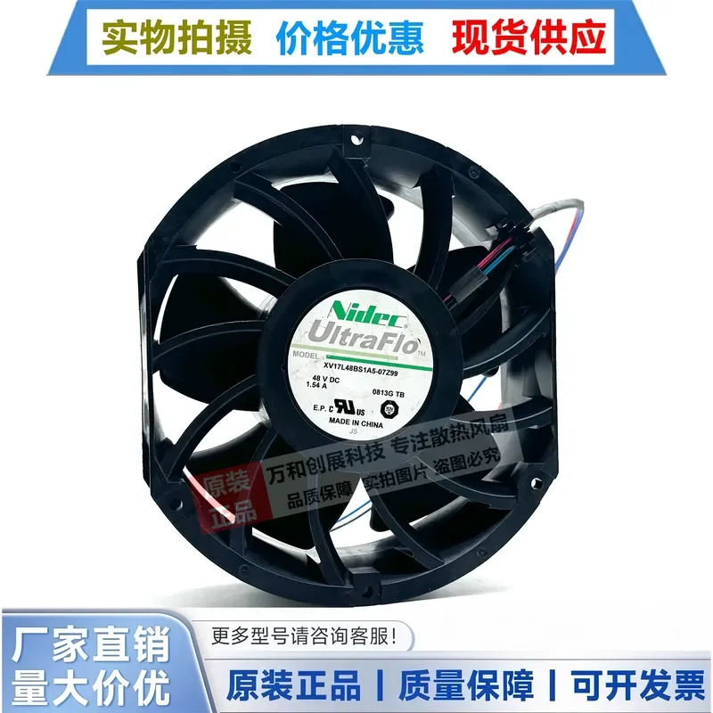 For New Original NIDEC XV17L48BS1A5-07Z99 48V 1.54A 9395 Series Cooling Fan