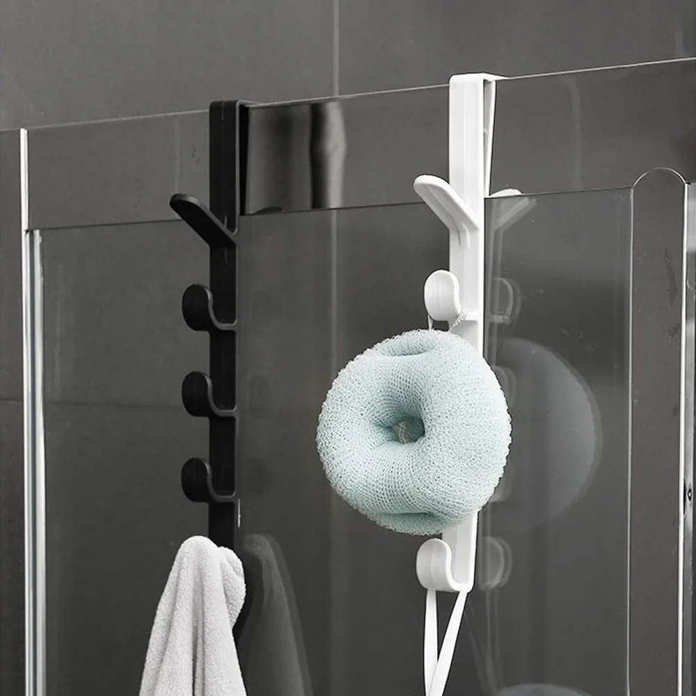 1-3Pcs Hooks Over The Door Home Organizer Rack Hook Behind the Door Clothes Coat Hat Towel Hanger Bedroom Bathroom Accessories