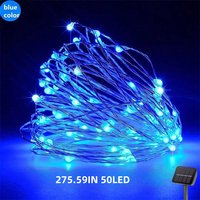 1PC 7M/12M/22M/32M Copper Wire Fairy Light String,Solar-powered,8 Lighting Modes,Used for Wedding,Indoor,Festival,Bedroom,Party