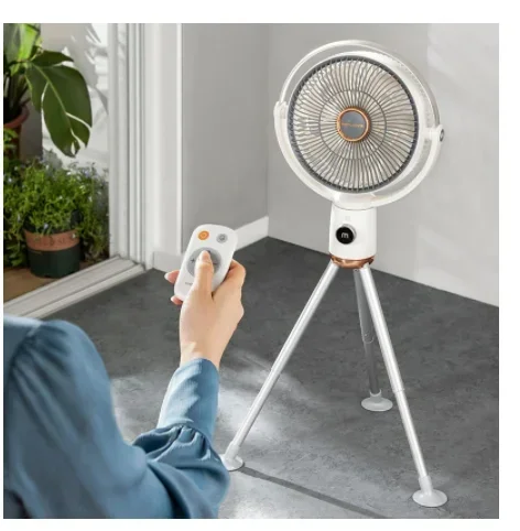 USB/220V MORPHY RICHARDS Home Floor Standing Fan  Battery Portable Outdoor Summer Cooling Fan Folding Table Remote Control