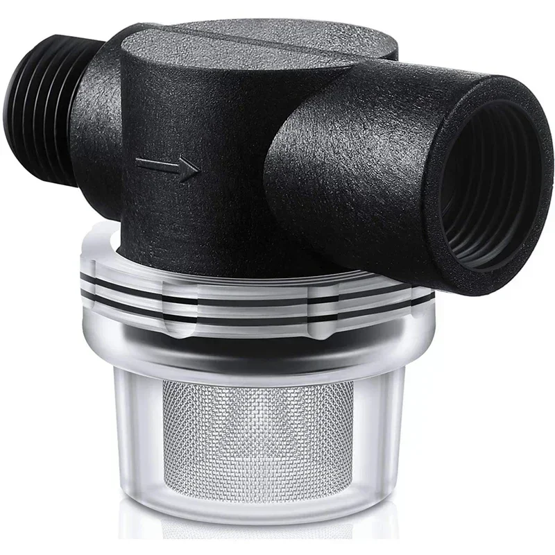 Water Pump Strainer Filter RV Replacement 1/2 Inch Twist-On Pipe Strainer Compatible With WFCO Or Shurflo Pumps