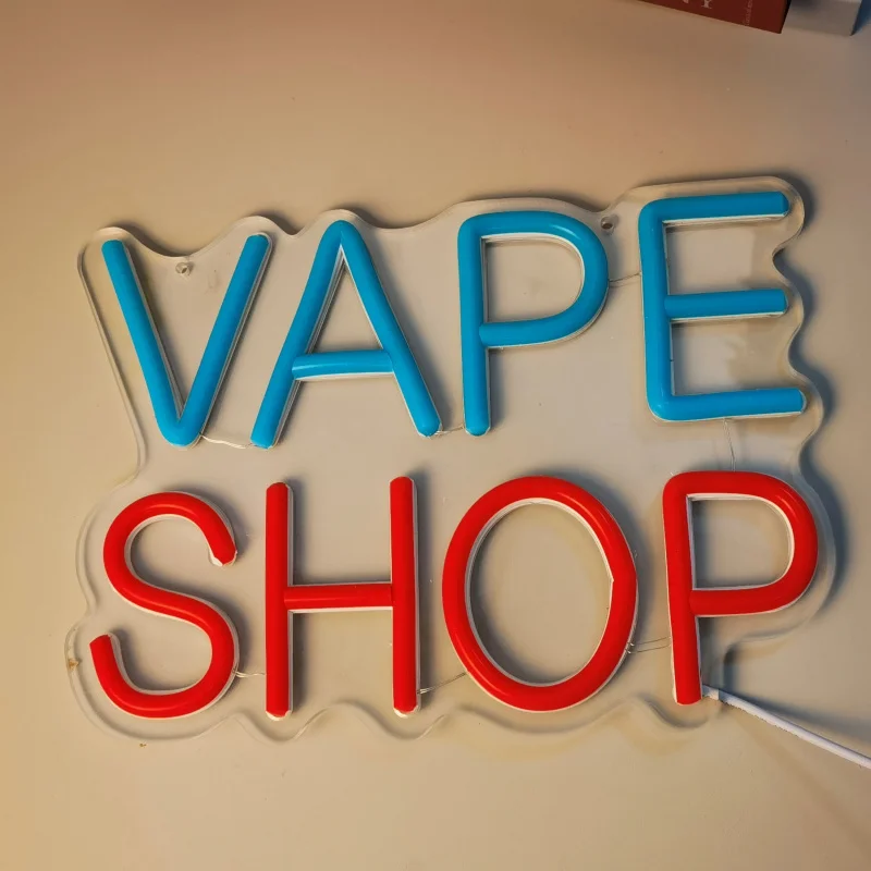 Ctnls VAPE Shop Neon - USBPower SupplyLEDWall decorations, adatto per Cave da uomo, Garage, camera da letto-regalo perfetto per papà e Hus