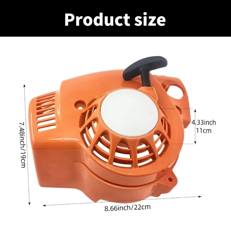 Recoil Starter Assembly Ensure Smooth Starts for BG86 SH86 BG56 4241 Leaf Blower Dropship