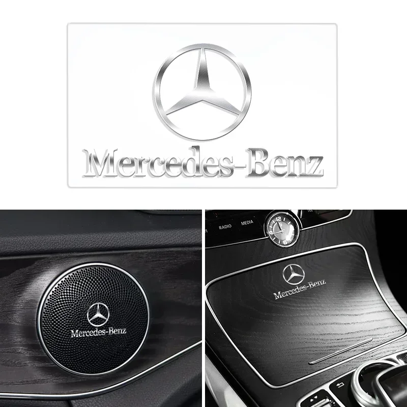

1pcs Metal Car Emblem Sticker For Mercedes Benz W117 W176 W177 W205 204 W213 W253 W156 W218 W166 CLA GLC CLE Auto Accessories