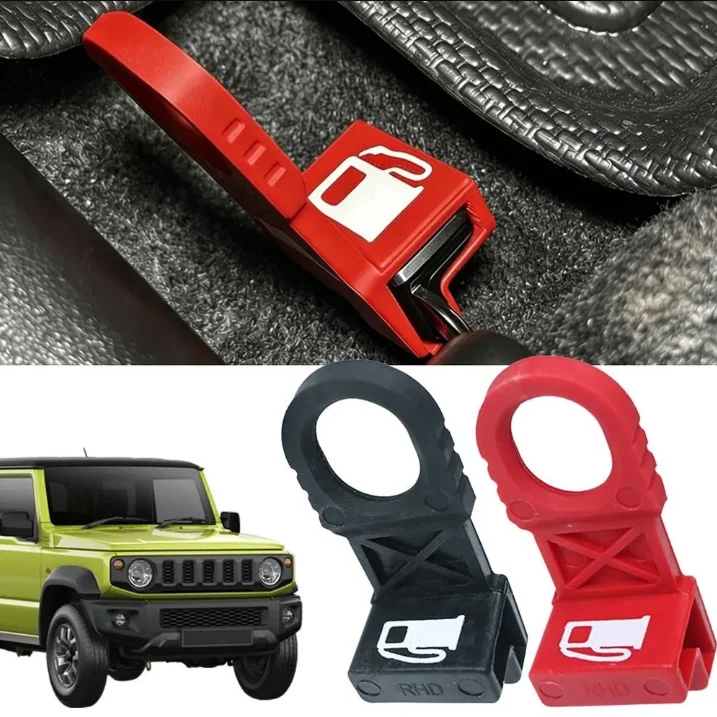 Red 3/5 Door Version Left/right Fuel Tank Cap Opening Handle ABS Plastic 3D Printing Car Fuel Tank Cap Release Extension Handle