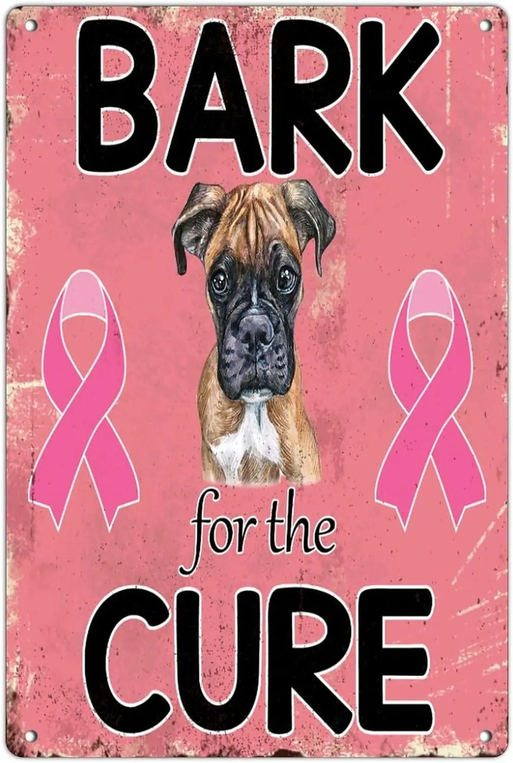 Bark for The Cure' Fashion Chic Metal Sign Vintage Bathroom Signs Gets Well Soon Gifts for Women Home Decor Tin Signs for En