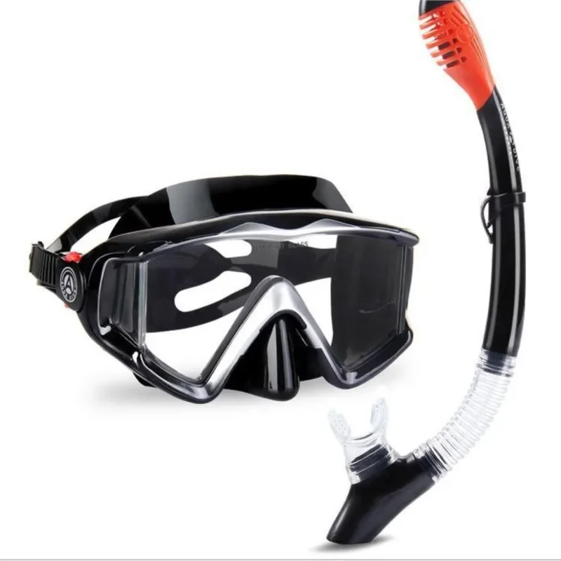 

Diving Mask Large View Adult Full-Dry Breathing Tube Snorkeling Equipment Deep Diving Lung Face Mirror