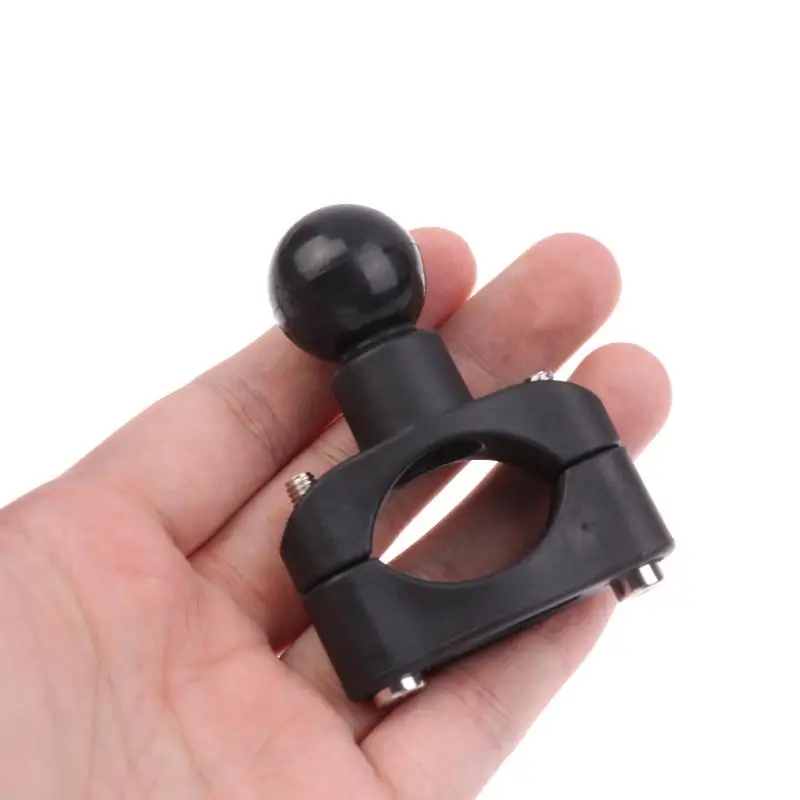 (BF06)1 Set 2.3cm Ball Clamp Bracket For Motorbike Phone Holder PJ10/PJ13/PJ18 Motorcycle Handlebar Mount Base Kit Accessories