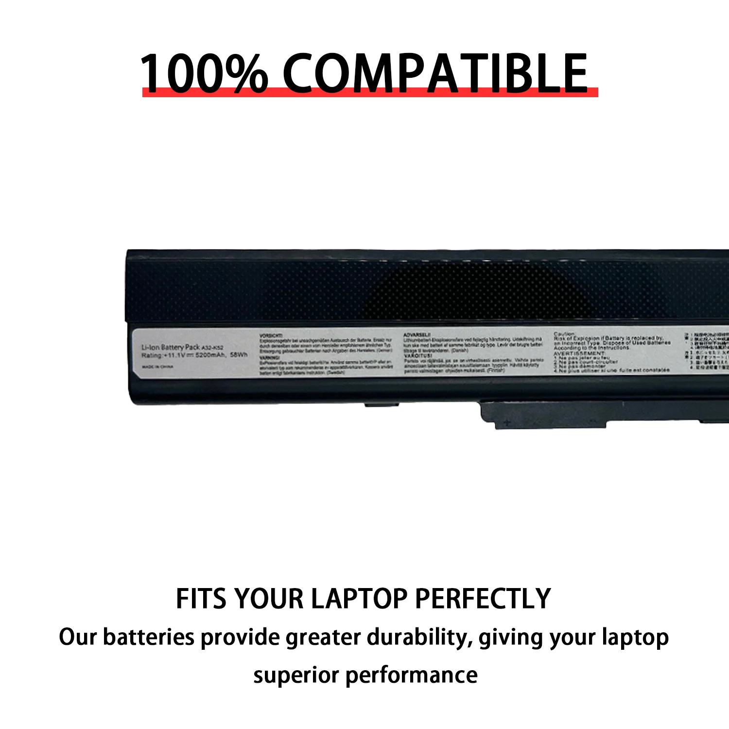 NEW A31-K52 Laptop Battery For Asus A41-K52 A32-K52 A42-K52 A52 A52F A52J K42 K42F K42J K52 K52J K52JC K52JE X52F X52J