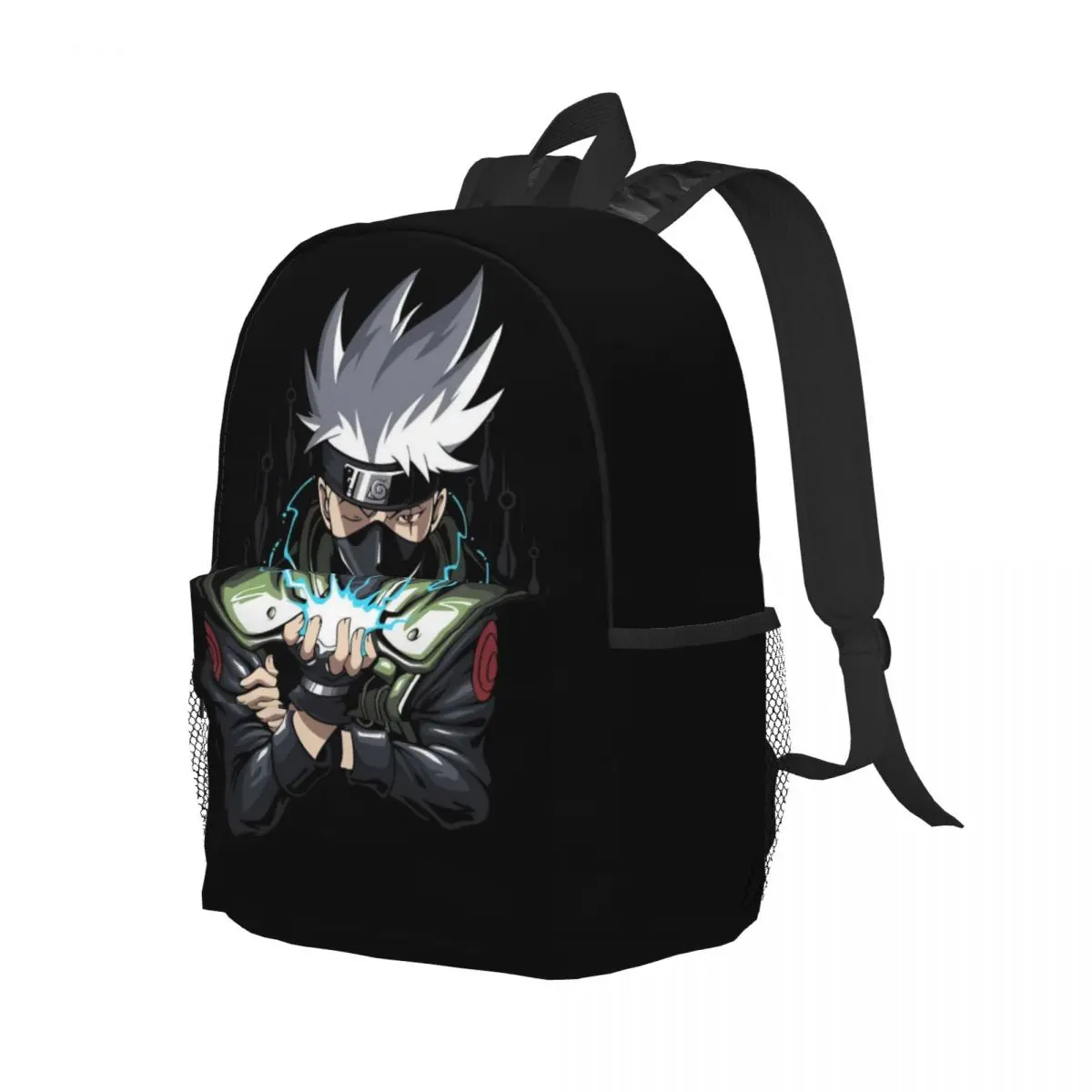 Naruto Compact 15-Inch Backpack - Stylish Lightweight Bag Perfect for Students and Commuters