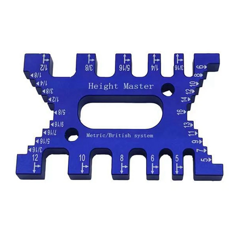 High Accuracy Calipers Aluminum Alloy Scale Measuring Tool Woodworking Saw Table Machine For Router And Table Saw -B