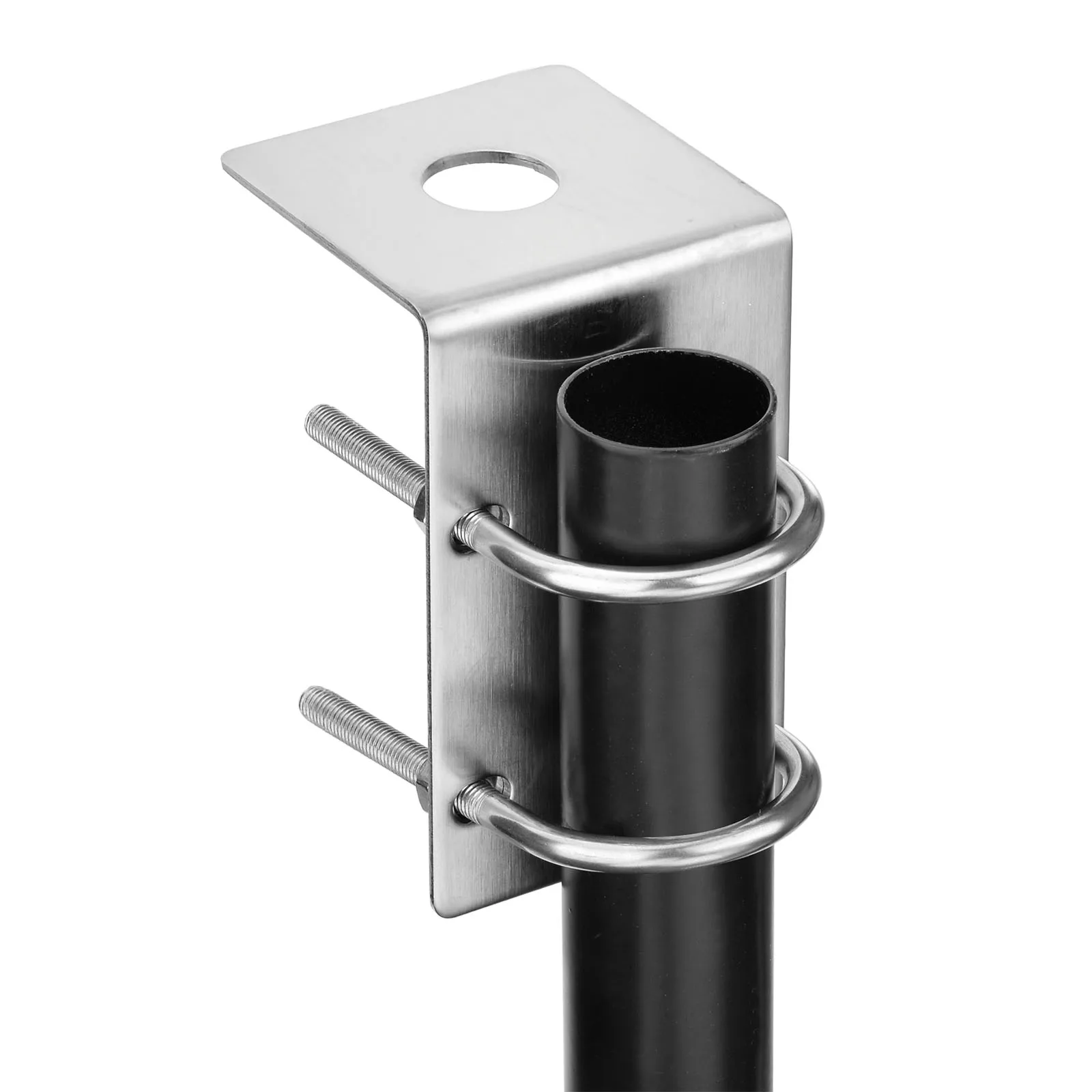 Uchwyt ze stali nierdzewnej Superbat z śrubą U do anten Ham UHF VHF CB Cellular 4G - mocny, trwały uchwyt montażowy