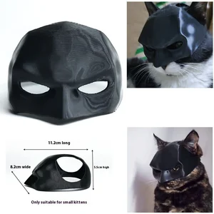 Batman Cos Masker untuk Hewan Peliharaan Kucing Puppy 3D Printing Kostum Cosplay Helm Mainan Pesta Halloween Hiasan Kepala Anjing Peliharaan Masker Helm Alat Peraga 8 topeng minecraft penjualan terbaik - №