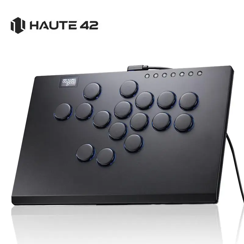 

Top Haute42 Aluminium Alloy joystick Arcade Hitbox Leverless Controller Controle Arcade For PC/ Ps4 / ps5/Steam Fightstick