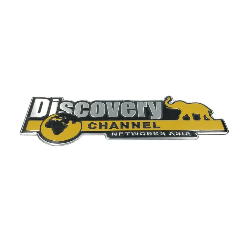 Car Styling DISCOVERY CHANNEL Emblem Badge Sticker Vehicle Truck Car Body Decal Networks ASIA 3D Sticker Auto Accessories - view 6