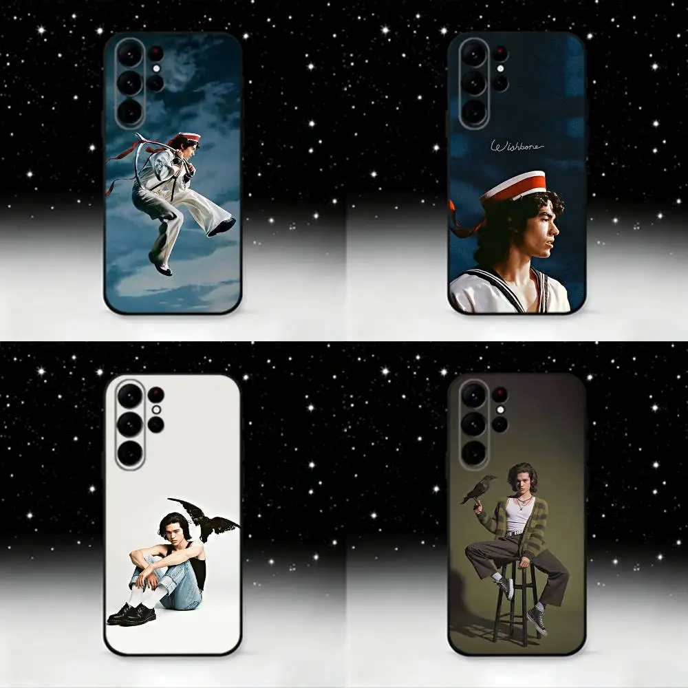 

C-Conans G-Gray W-Wishbones Phone Case For Samsung S25,S24 Ultra,S20,S30 plus,S22 plus,S23,S30 Ultra 5G Silicone Black Shell