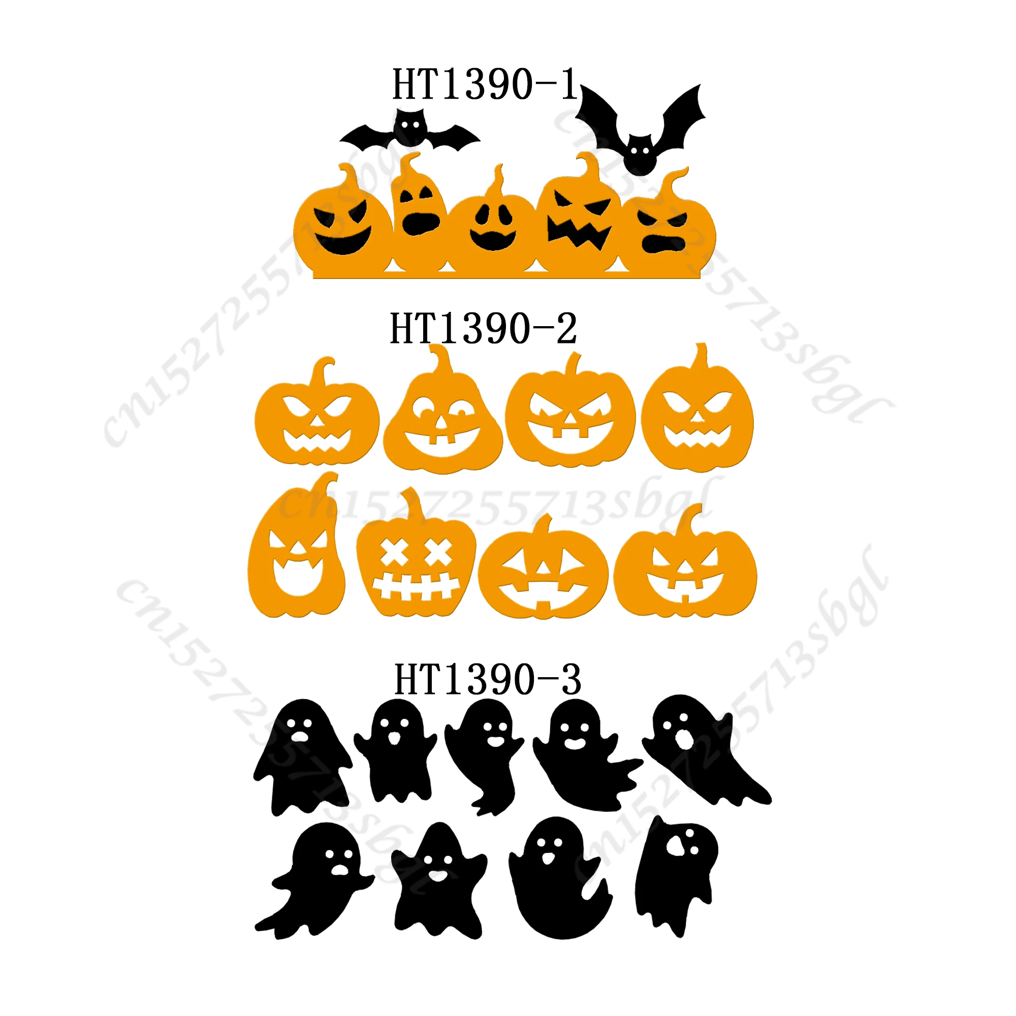 Halloween Series Cutting dies - New Die Cutting And Wooden Mold,HT1390 Suitable For Common Die Cutting Machines On The Market.