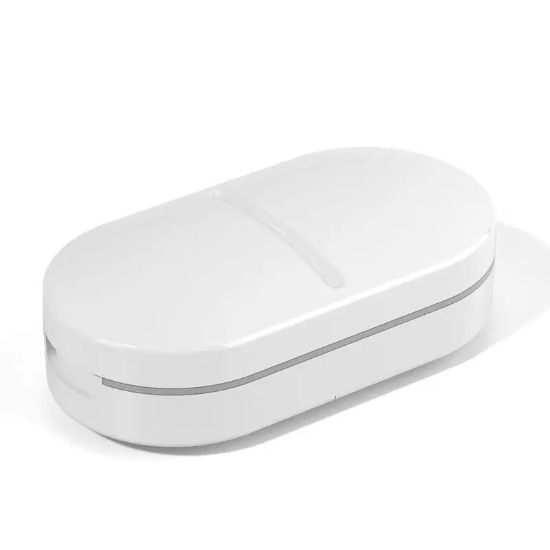 Portable Multiple Pill Cutter with Storage Box Pill Crusher Adjustable Pill Splitter Stainless Steel Cutting Blade